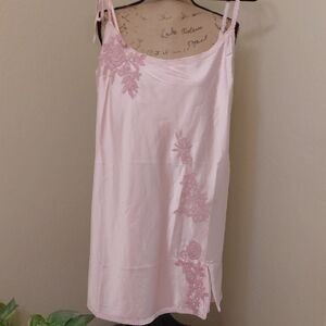 DOLLSKILL SUGAR THRILLS 1X GLITTER KISSES SLIP MINI DRESS PINK